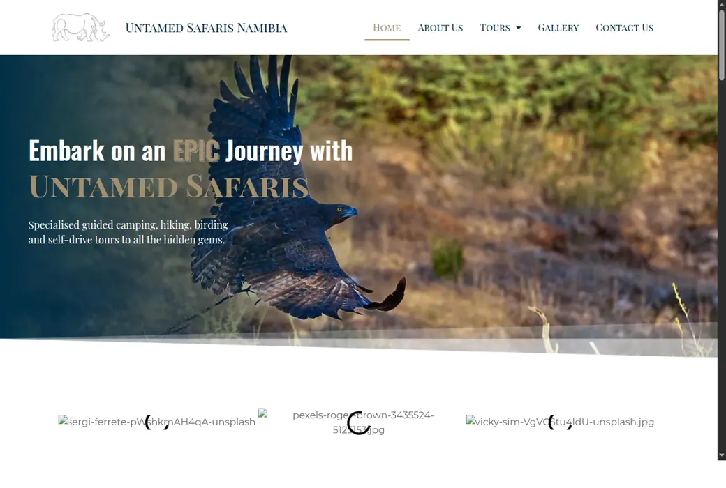 Professional Namibian business website built by Windhoek Web Design