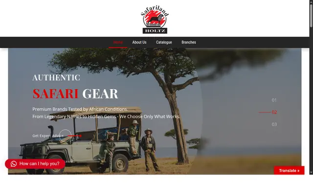 Safariland - Safari Gear E-Commerce
